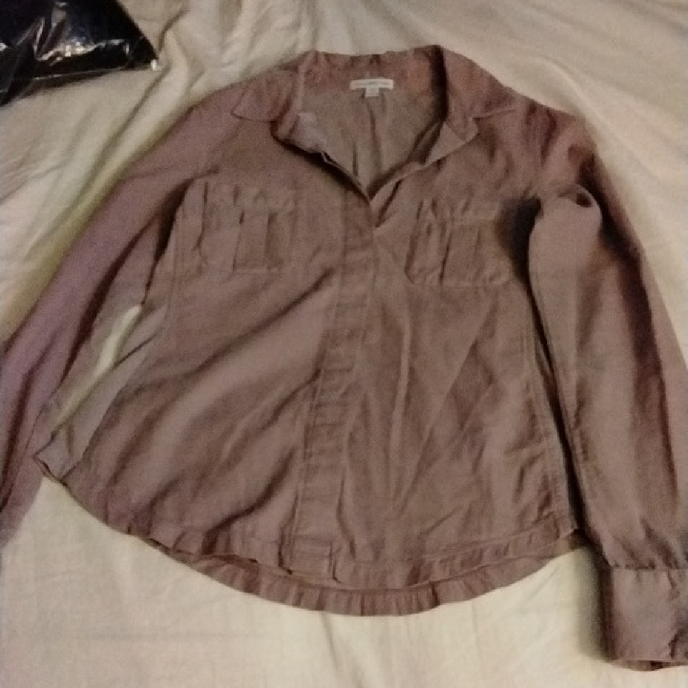 James Perse Mauve Collared Shirt